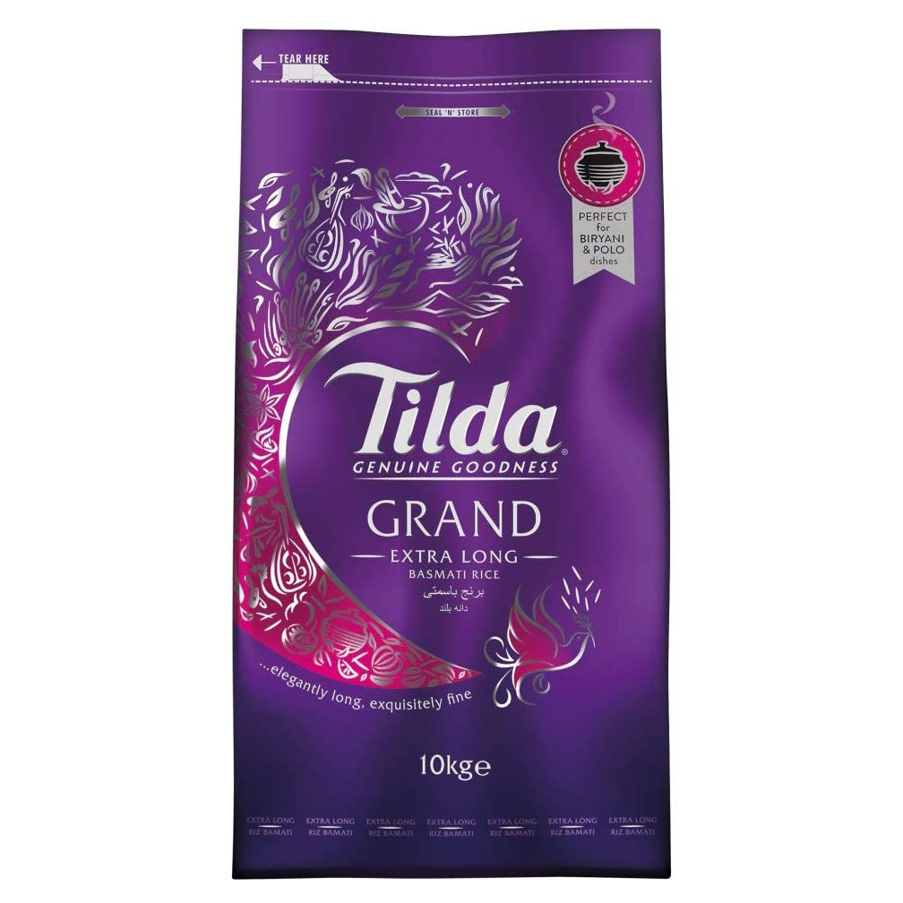 Tilda Grand Extra Long Basmati Rice 10kg